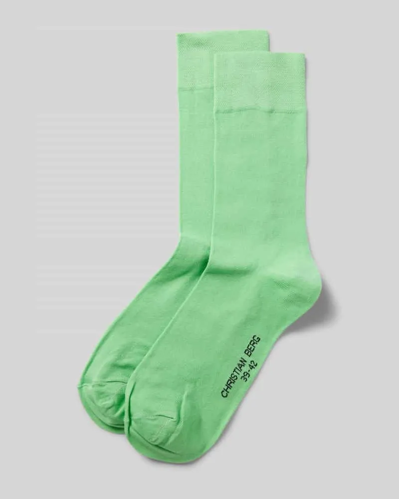 Christian Berg Socken mit Label-Detail 