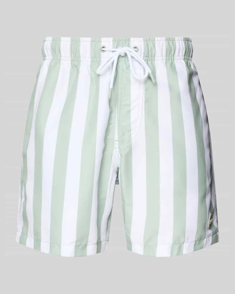 Shiwi Regular Fit Badehose mit Label-Patch 