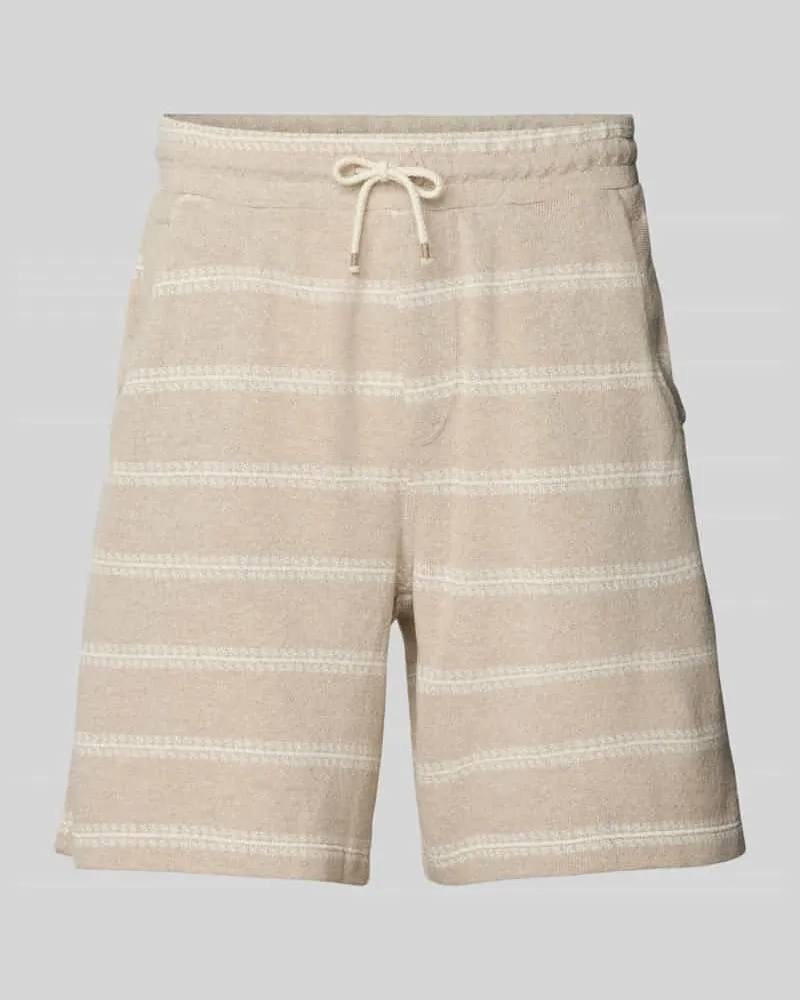 GABBA Regular Fit Shorts mit Streifenmuster Modell 'Fede Win 