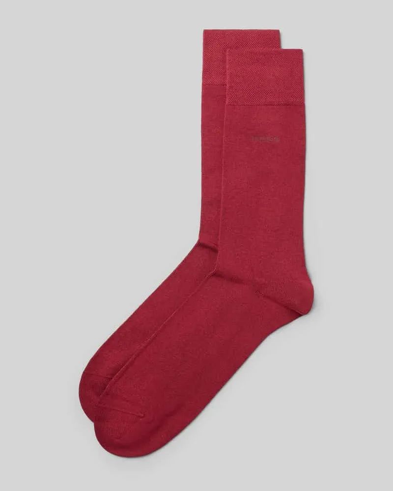 HUGO BOSS Socken aus Viskose-Mix im 2er-Pack Rot