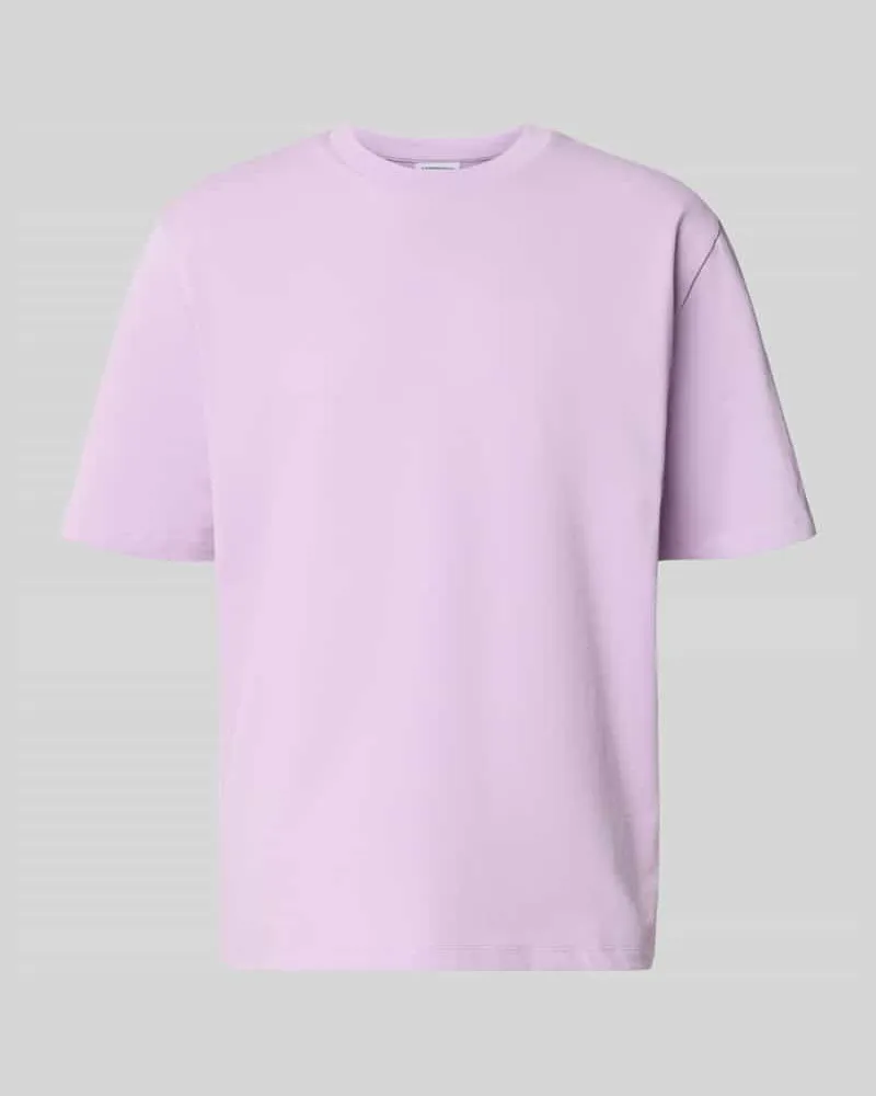 Lindbergh Oversized T-Shirt mit Rundhalsausschnitt Lavender