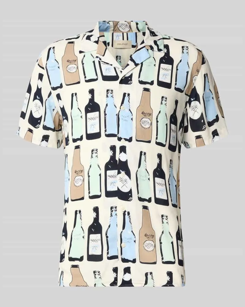 Blend Regular Fit Freizeithemd aus Viskose Modell 'ANVAR Offwhite