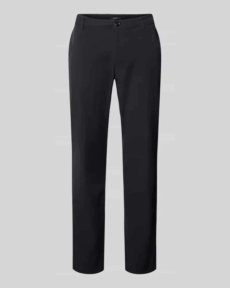 Armani Exchange Slim Fit Anzughose mit Gesäßtaschen Modell 'Pantaloni Black