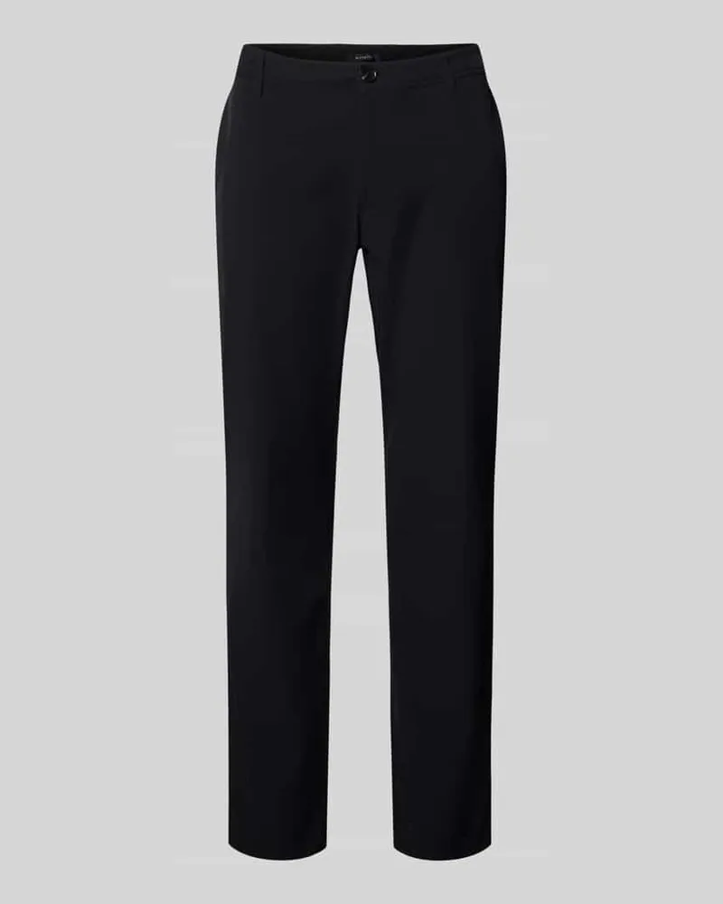 Armani Exchange Slim Fit Anzughose mit Gesäßtaschen Modell 'Pantaloni Black