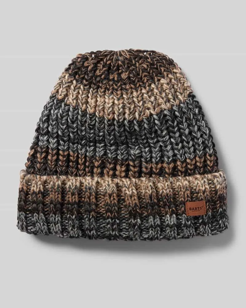 Barts Beanie mit Label-Detail Modell 'AKOTAN Anthrazit