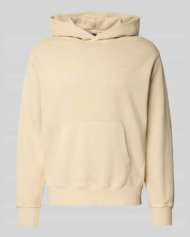 Levi's Hoodie mit Känguru-Tasche und Label-Stitching 