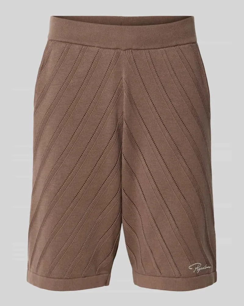 PEGADOR Strick-Shorts mit elastischem Bund 