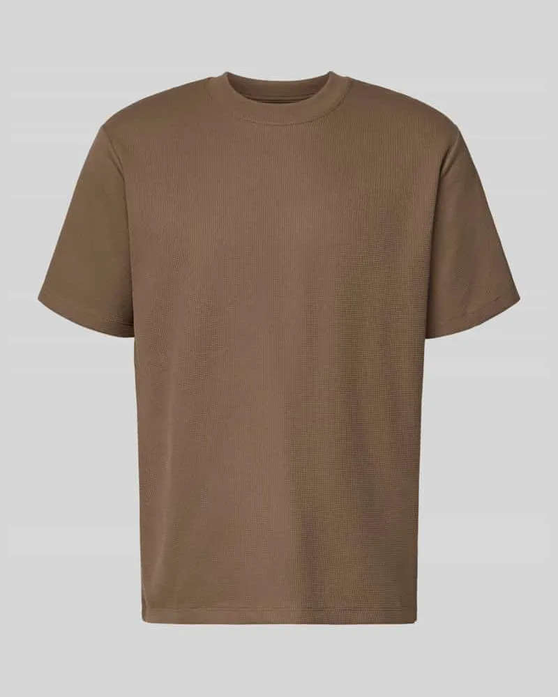 Jack & Jones T-Shirt mit Rundhalsausschnitt Modell 'AUSTIN Taupe