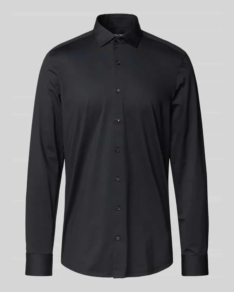 Olymp Slim Fit Businesshemd mit Kentkragen 