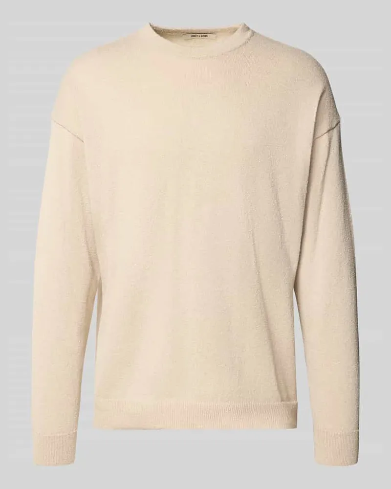 Only & Sons Relaxed Fit Strickpullover mit Baumwoll-Anteil Modell 'JOB 