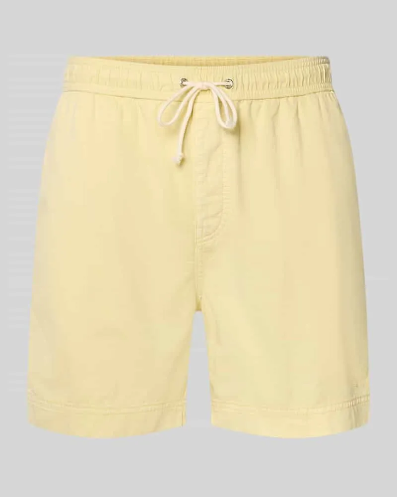 Gant Regular Fit Shorts mit elastischem Bund Modell 'SUNFADED Hellgelb