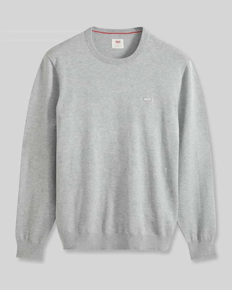 Levi's Regular Fit Sweatshirt aus Baumwoll-Mix Hellgrau