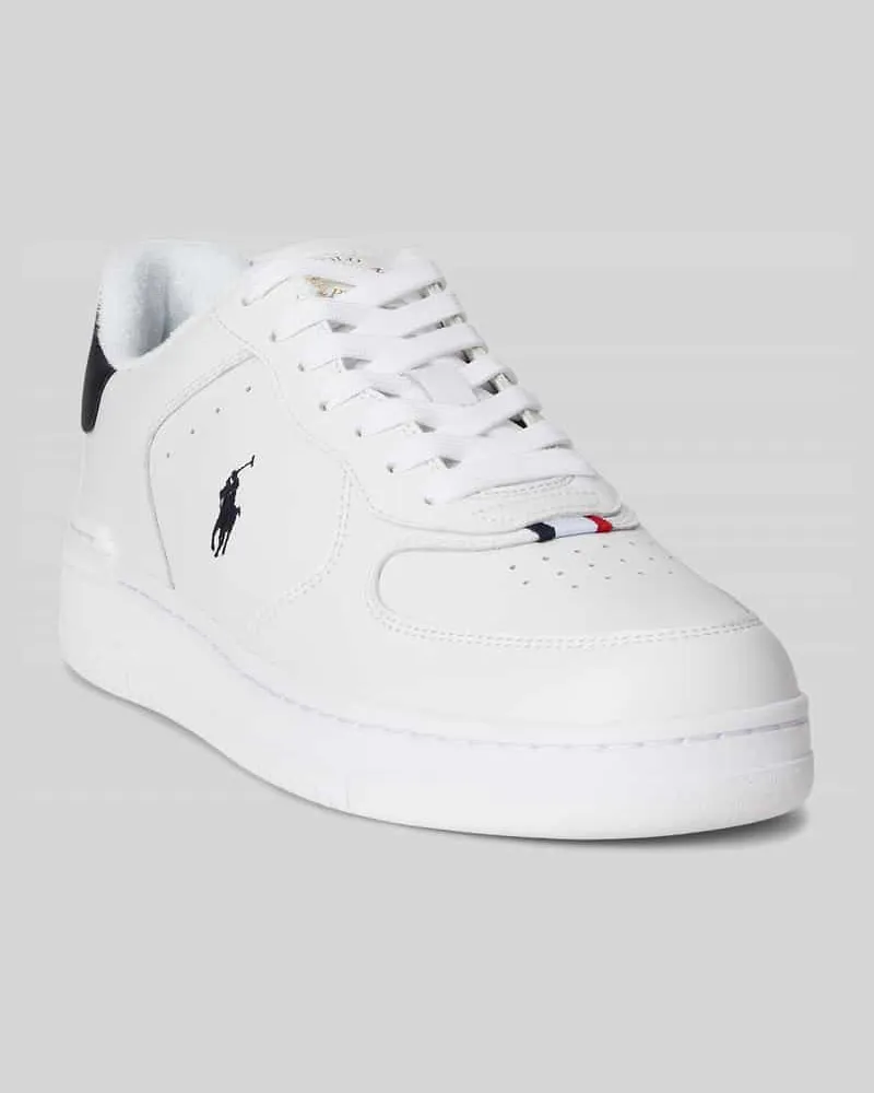 Ralph Lauren Sneaker aus echtem Leder Weiss