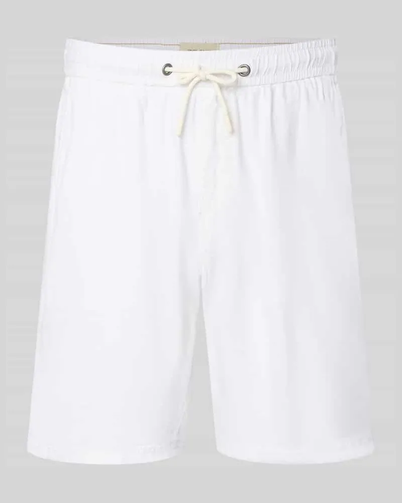 Blend Shorts aus Leinen-Viskose-Mix Modell 'MALVIN Offwhite