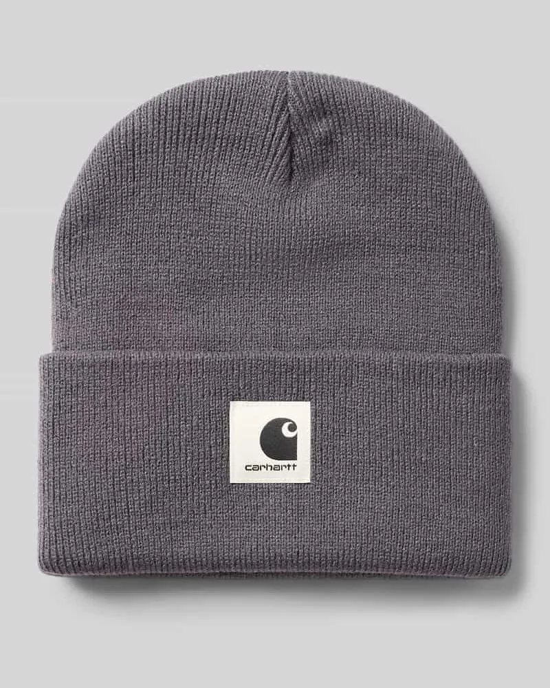 Carhartt WIP Beanie mit Label-Patch Modell 'ASHLEY Stein