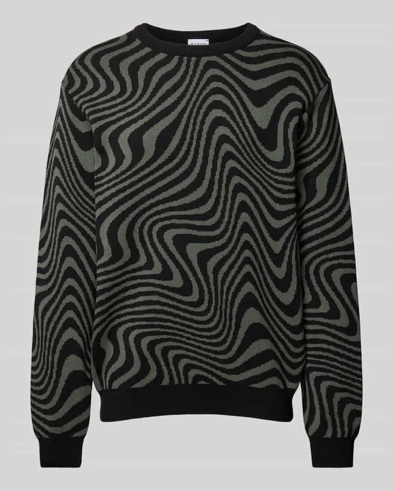 Mazine Strickpullover mit Rundhalsausschnitt Modell 'Tardun Jumper Black