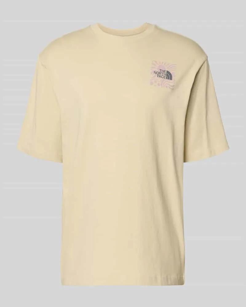 The North Face Oversized T-Shirt mit Logo-Print Offwhite