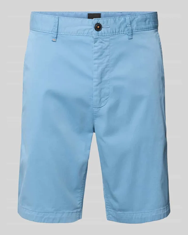 HUGO BOSS Slim Fit Chino-Shorts mit Gürtelschlaufen 