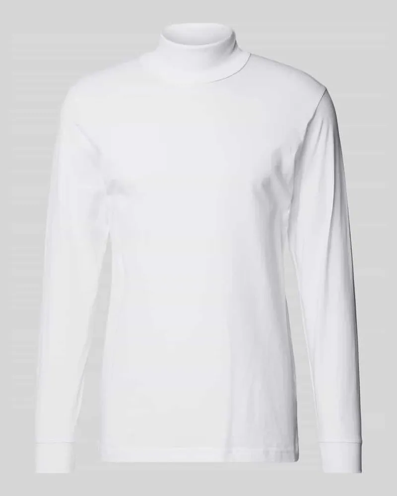 Ragman Longsleeve mit gerippten Abschlüssen 