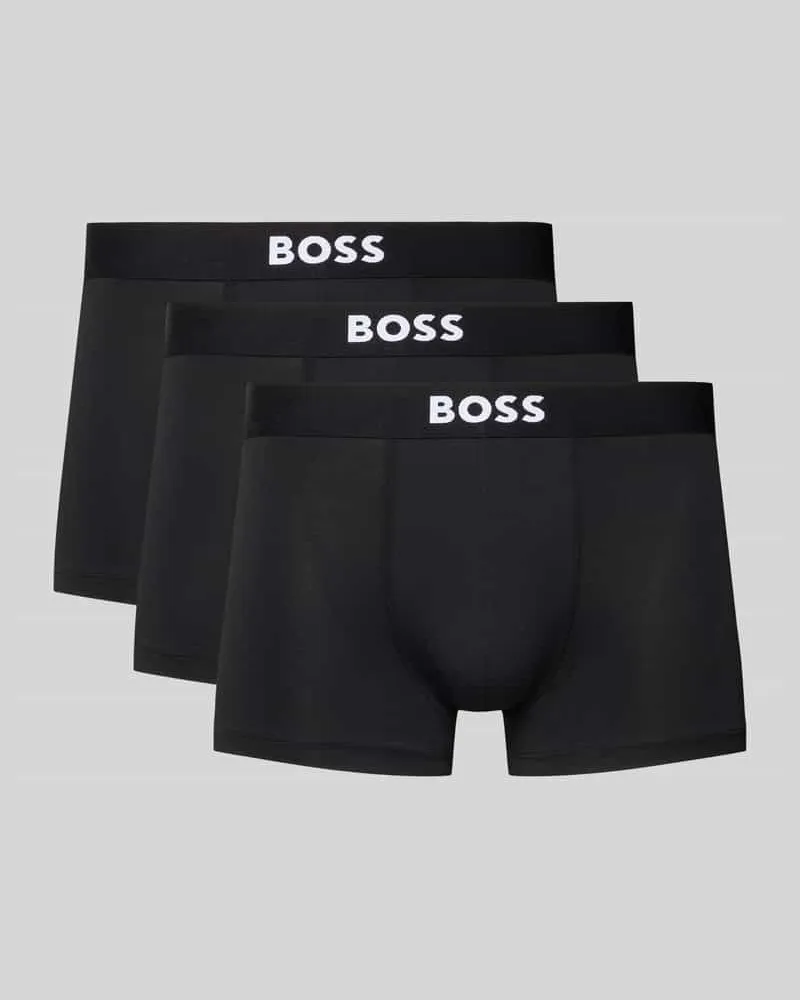 HUGO BOSS Trunks im 3er-Pack Modell 'MICRO ONE Black