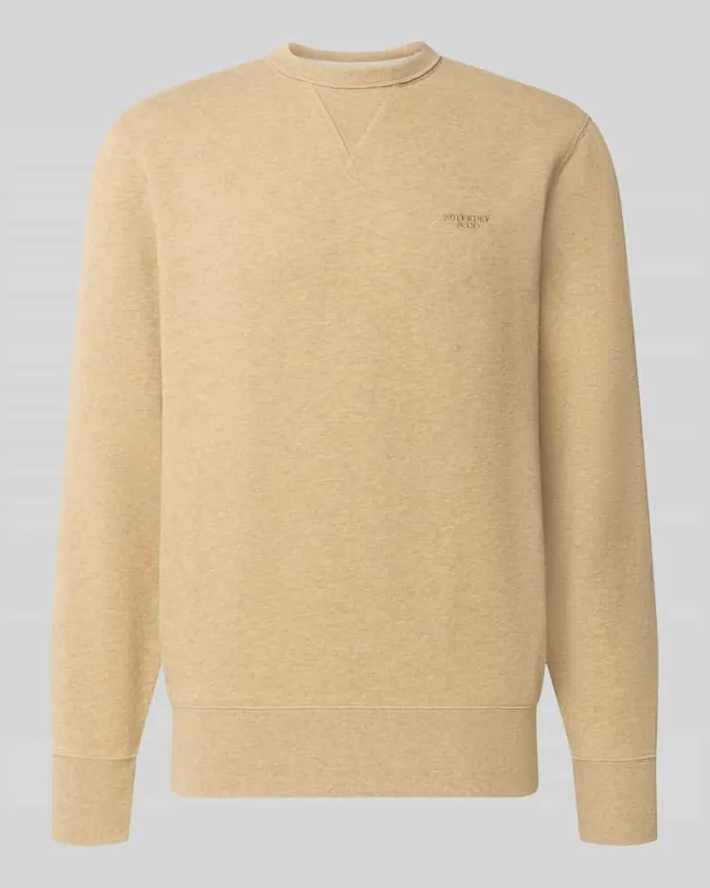 Superdry. Sweatshirt aus Baumwoll-Mix Beige