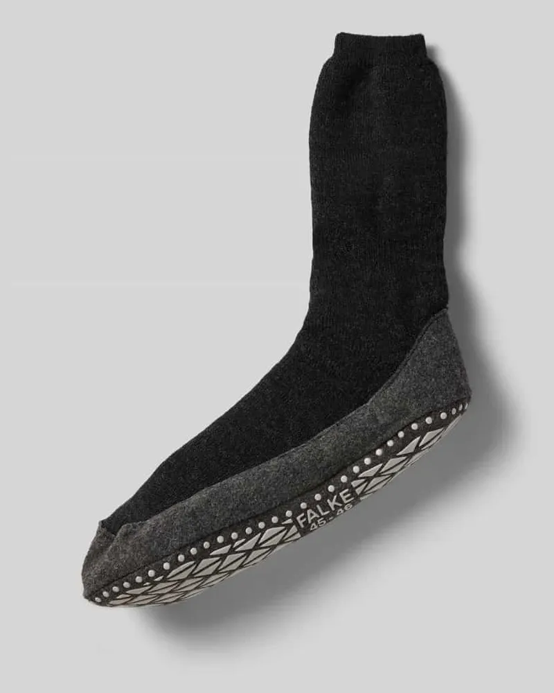 Falke Socken mit elastischem Rippenbündchen Modell 'COSYSHOES Anthrazit