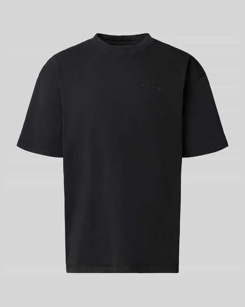 PEGADOR Oversized T-Shirt mit Label-Stitching Black
