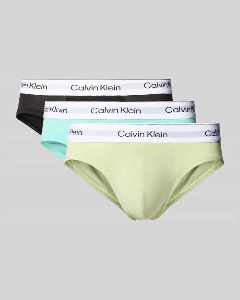 Calvin Klein Slip mit Label-Bund im 3er-Pack 