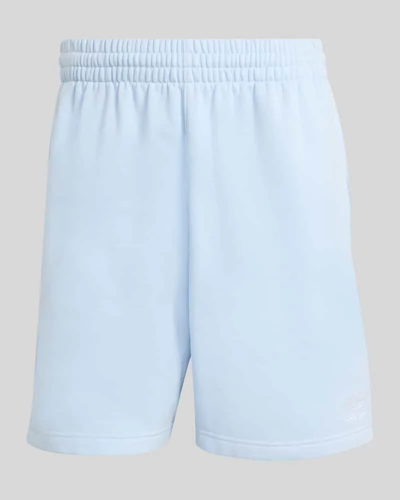adidas Sweatshorts aus Baumwoll-Mix Hellblau