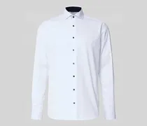 Regular Fit Businesshemd aus Baumwolle mit Kentkragen