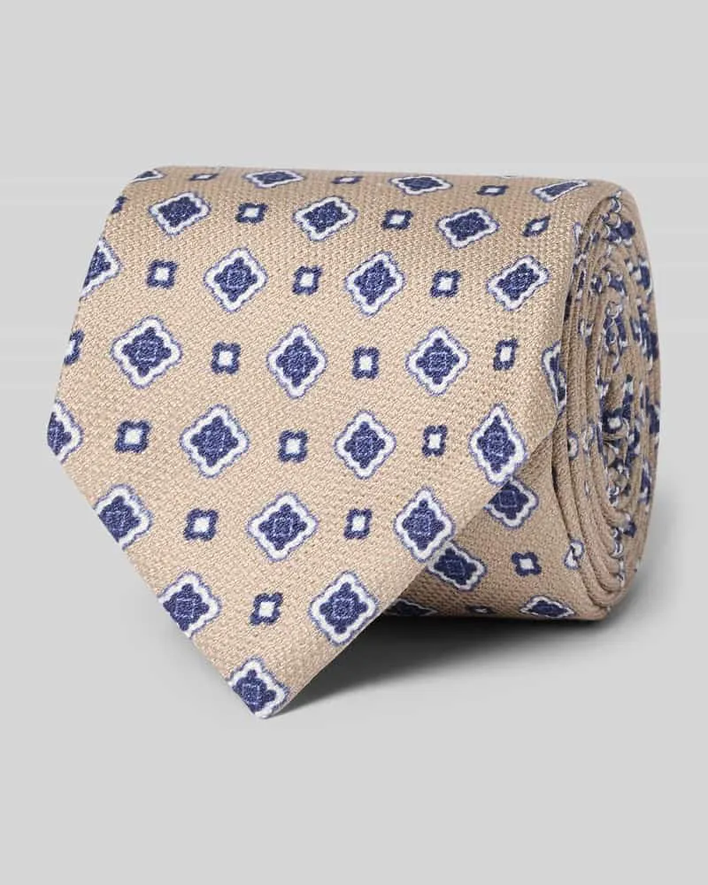 Altea Krawatte mit Label-Detail Beige