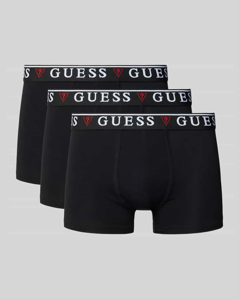Guess Trunks mit elastischem Bund Modell 'BRIAN HERO' im 3er-Pack 