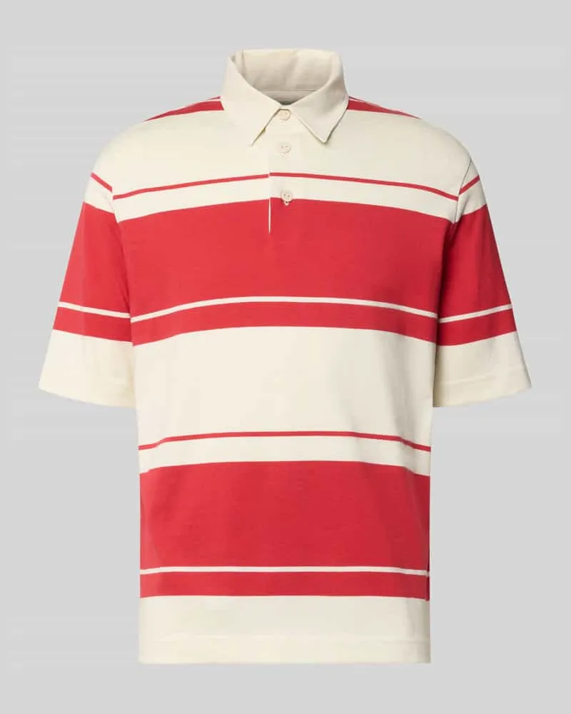 Gant Regular Fit Poloshirt im kurzärmeligen Design Modell 'Rugger Apricot