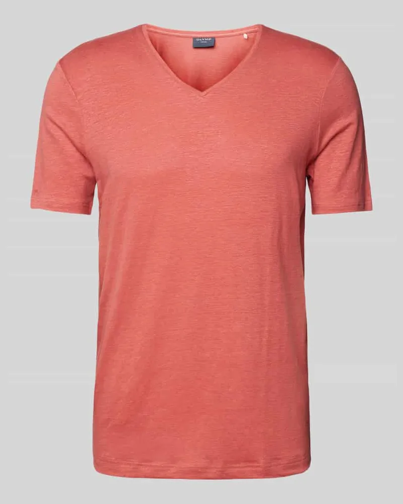 Olymp Regular Fit T-Shirt aus reiner Baumwolle 