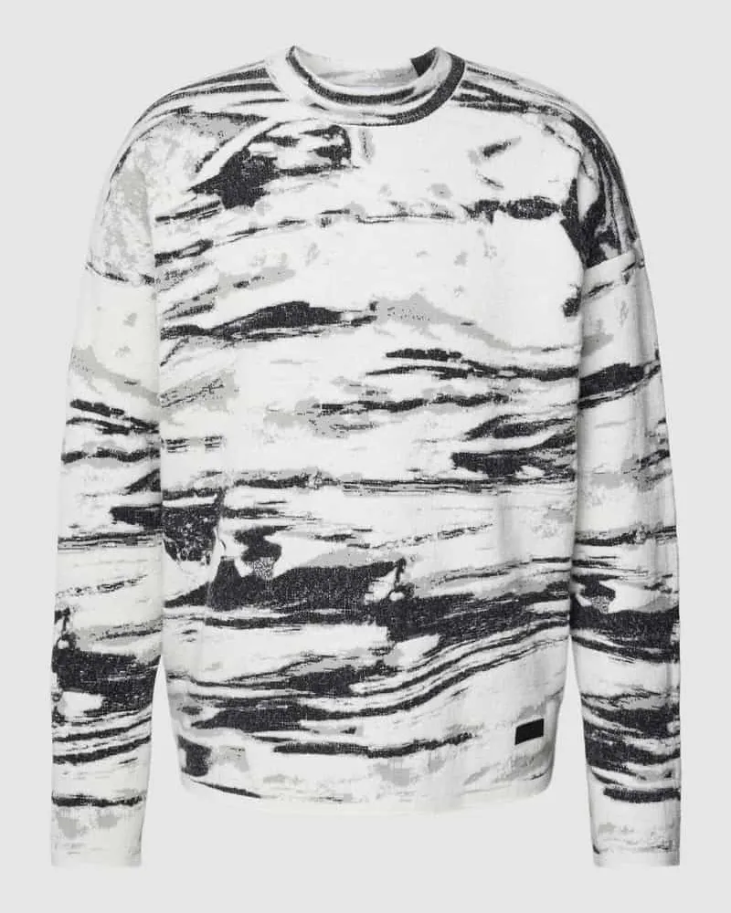 Calvin Klein Strickpullover mit Allover-Muster 