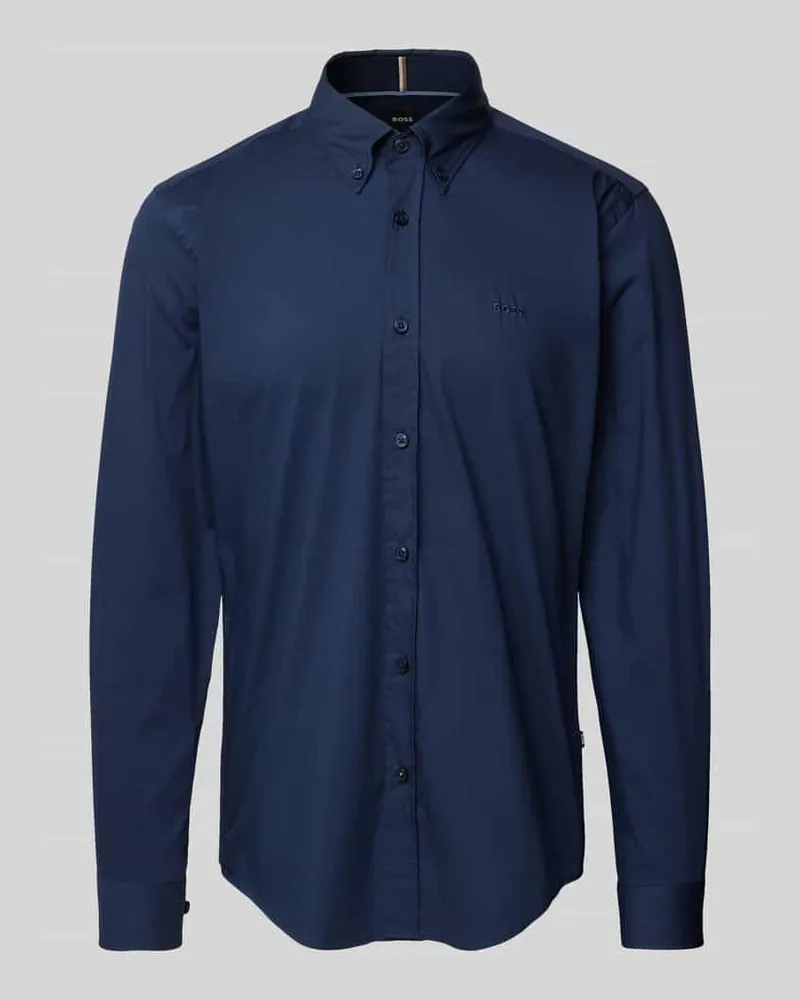 HUGO BOSS Slim Fit Business-Hemd mit Kentkragen Modell 'Roan 