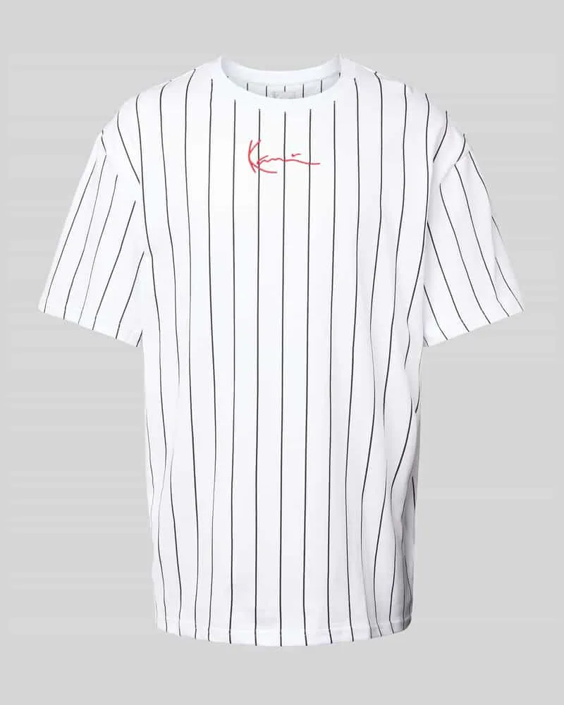 Karl Kani T-Shirt mit Label-Stitching 