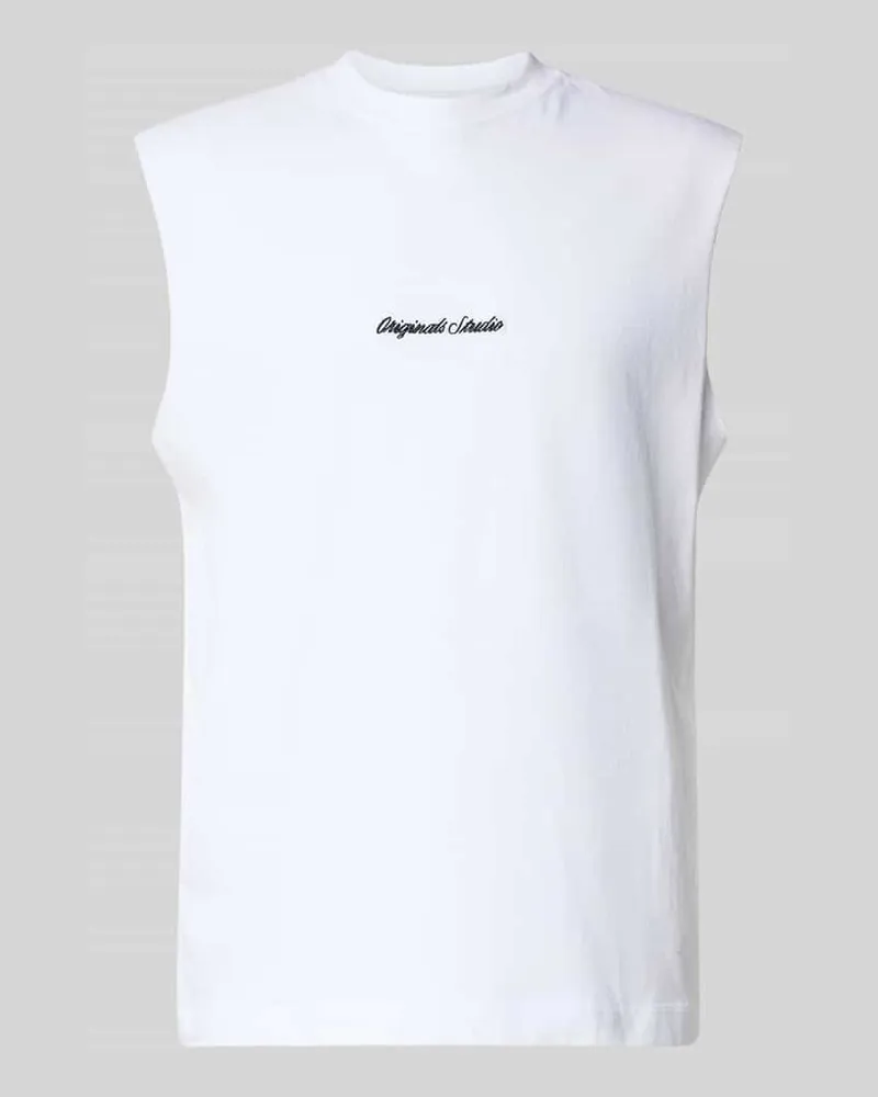 Jack & Jones T-Shirt mit Stitching Weiss