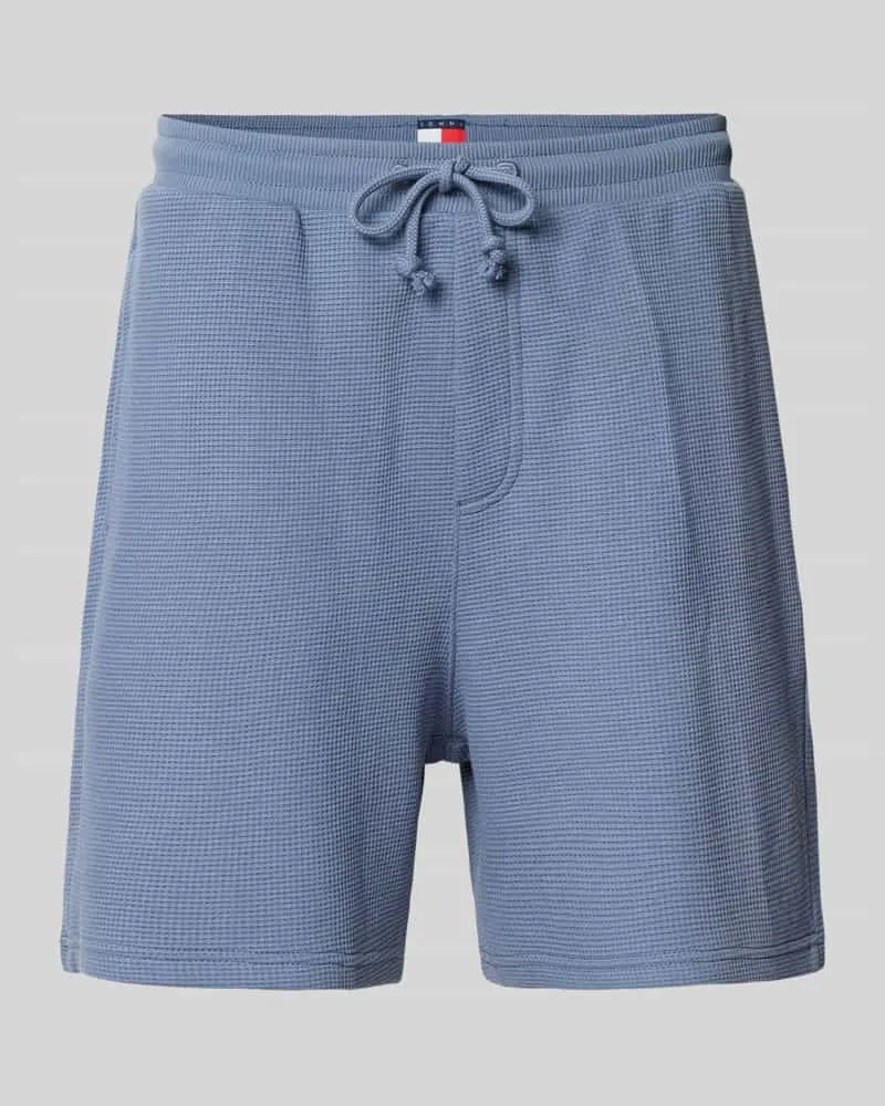 Tommy Hilfiger Relaxed Fit Sweatshorts mit Strukturmuster 