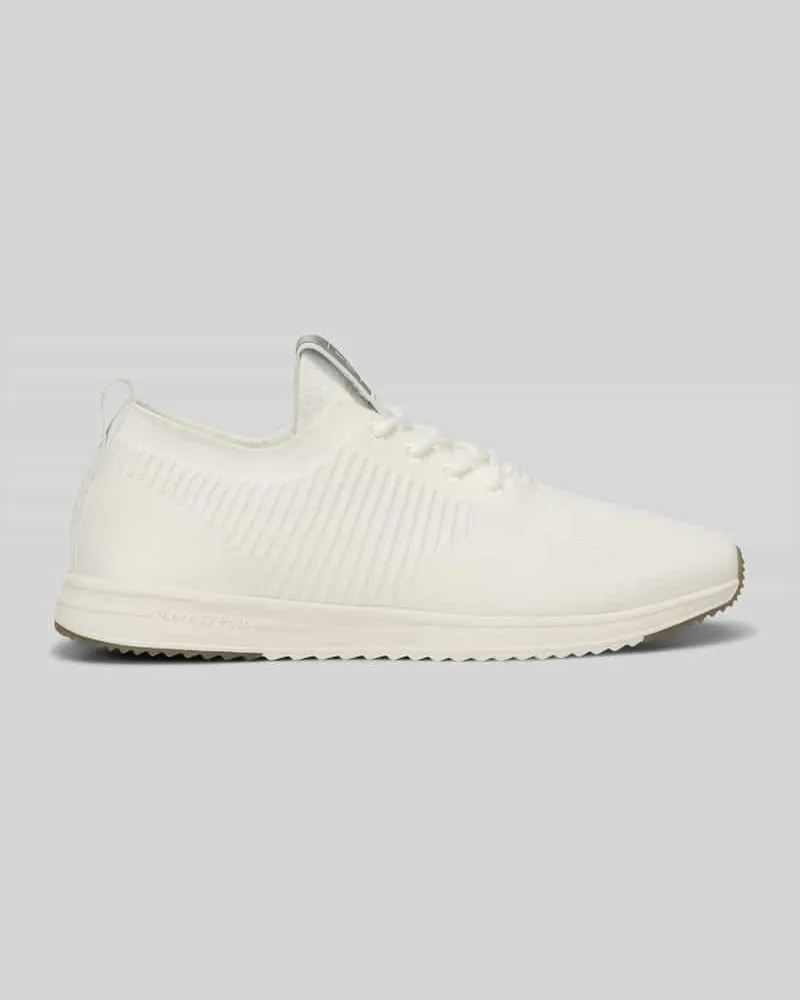 Marc O'Polo Low Top Sneaker mit strukturierter Stretch-Oberfläche Weiss