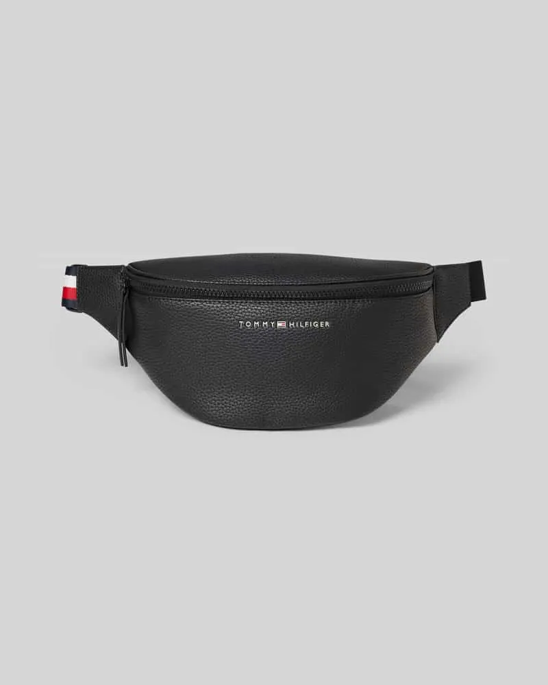Tommy Hilfiger Bauchtasche mit Strukturmuster Black