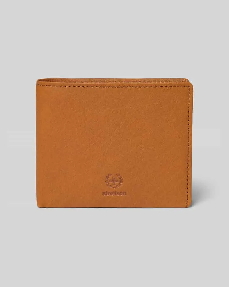 Strellson Portemonnaie mit RFID-Schutz Cognac