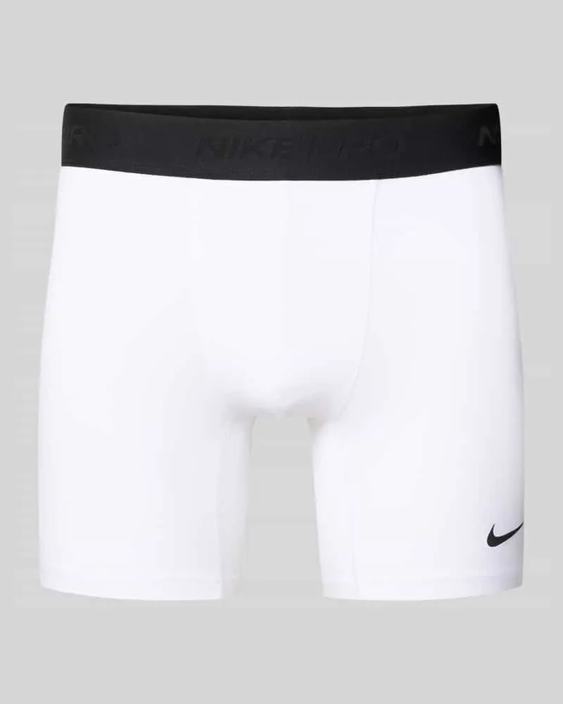 Nike Radlerhose mit elastischem Bund Weiss