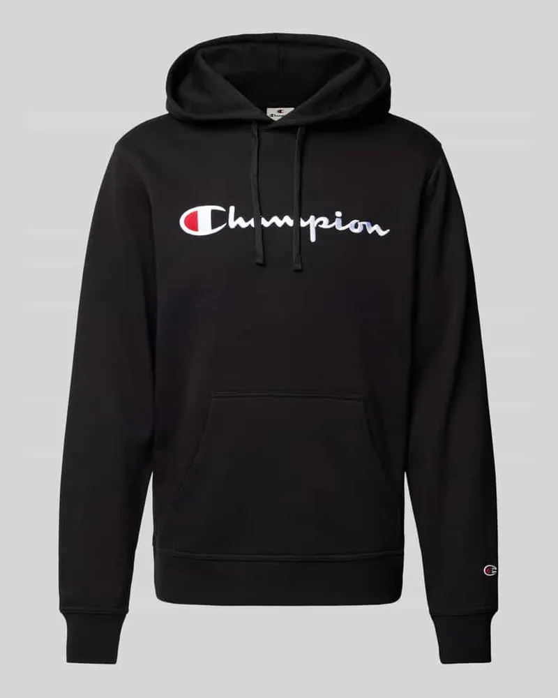 Champion Hoodie mit Label-Stitching 