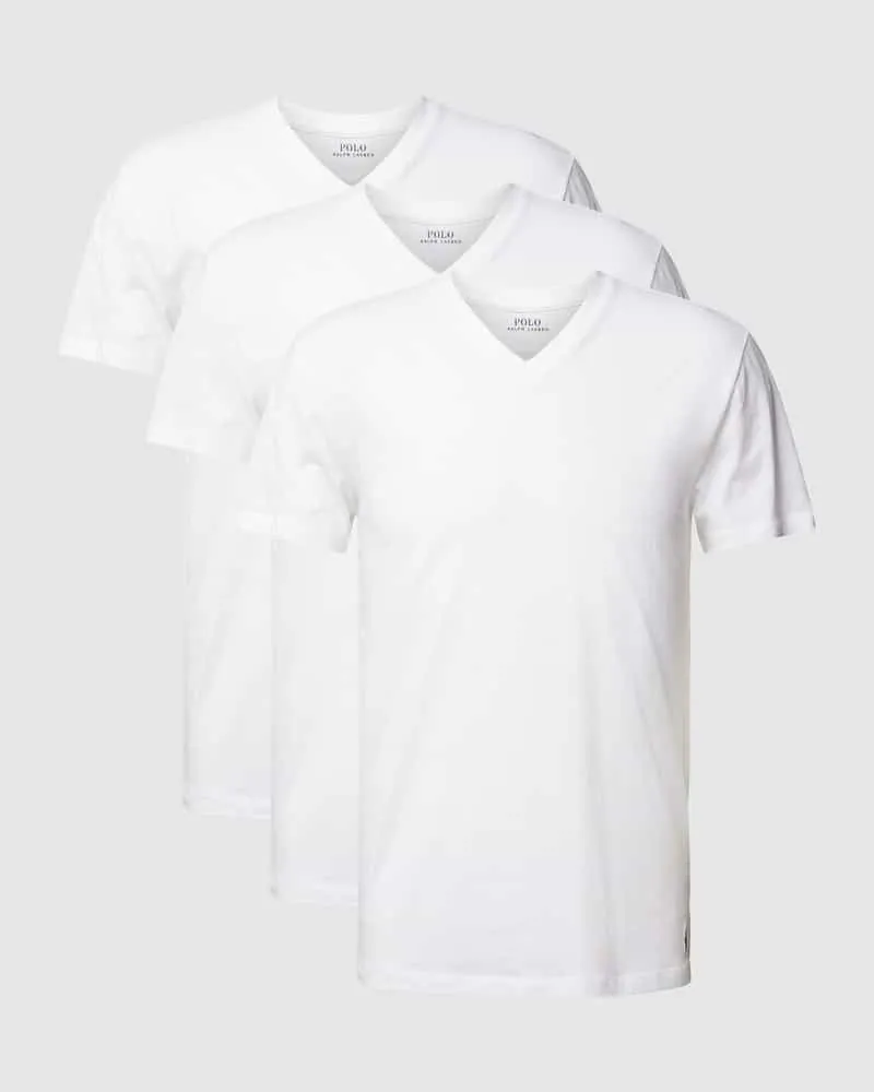 Ralph Lauren Unterhemd mit V-Ausschnitt im 3er-Pack 
