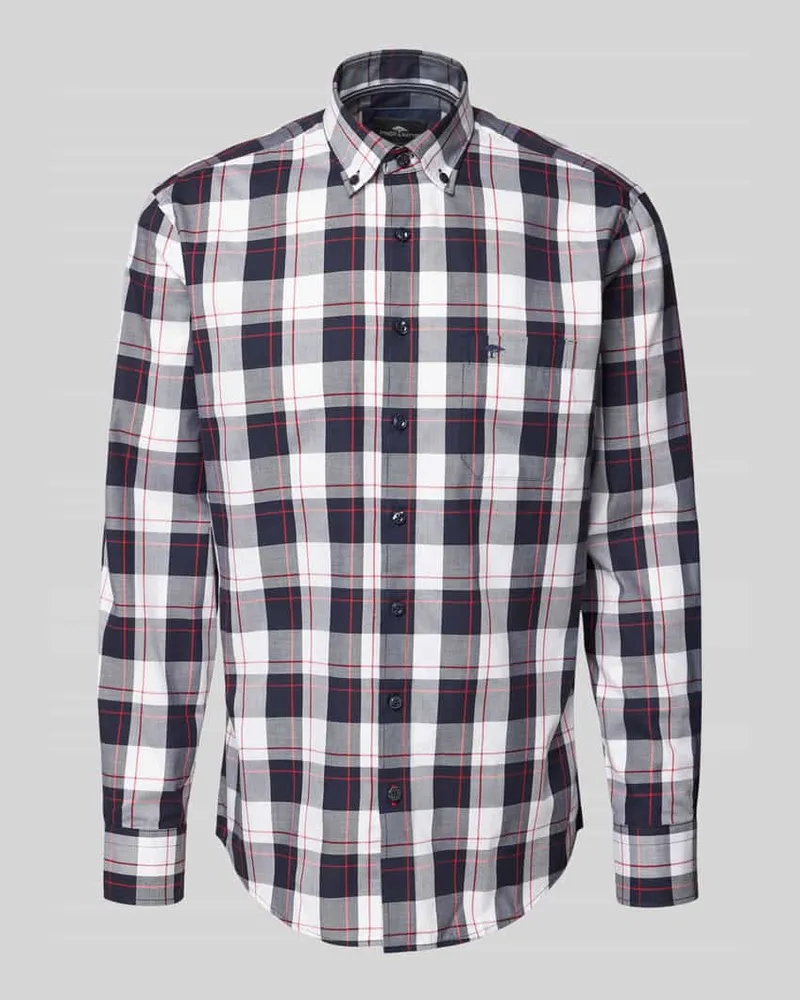 Fynch-Hatton Freizeithemd mit Button-Down-Kragen 
