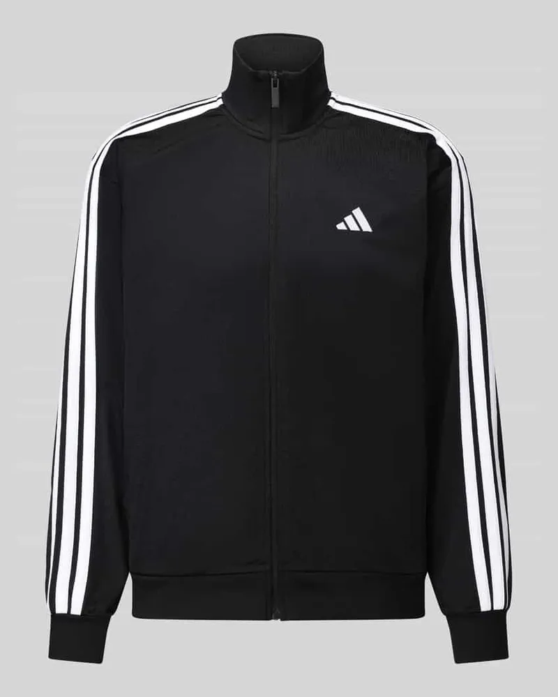 adidas Sweatjacke mit seitlichen Reißverschlusstaschen Black