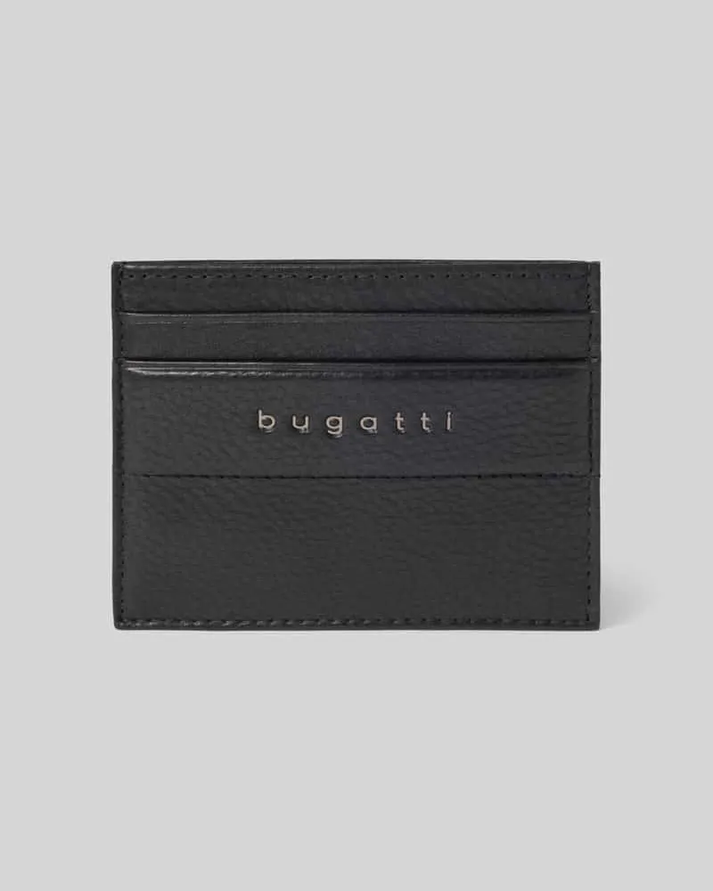 Bugatti Kartenetui aus Leder Modell 'Nome Black