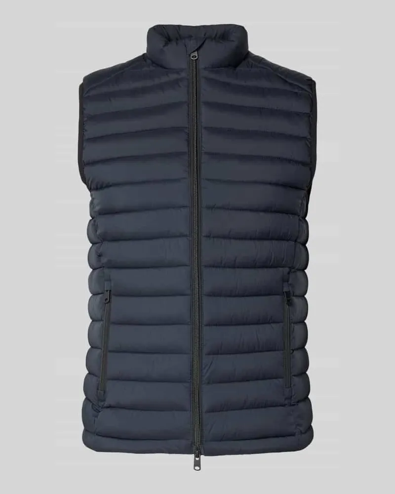 ECOALF Steppweste mit Reißverschlusstaschen Modell 'CARDIFF Marine