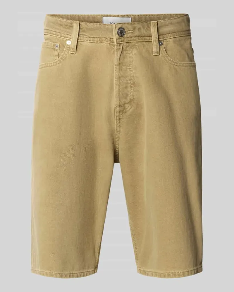 Jack & Jones Baggy Fit Jeansshorts Modell 'ALEX Beige
